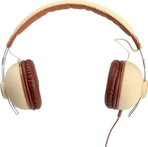 iDance Hipster Cu fir Over Ear Căști Bej