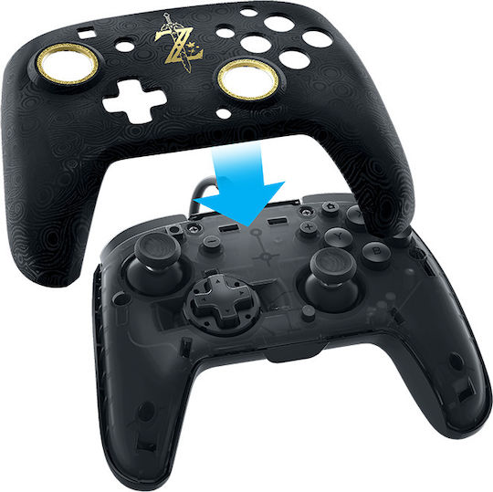 PDP Faceoff Deluxe Ενσύρματο Gamepad για Switch Breath of the Wild Edition