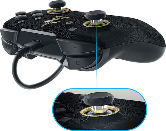 PDP Faceoff Deluxe Ενσύρματο Gamepad για Switch Breath of the Wild Edition