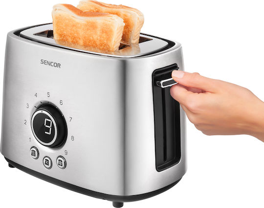 Sencor Φρυγανιέρα 2 Θέσεων 1000W Inox