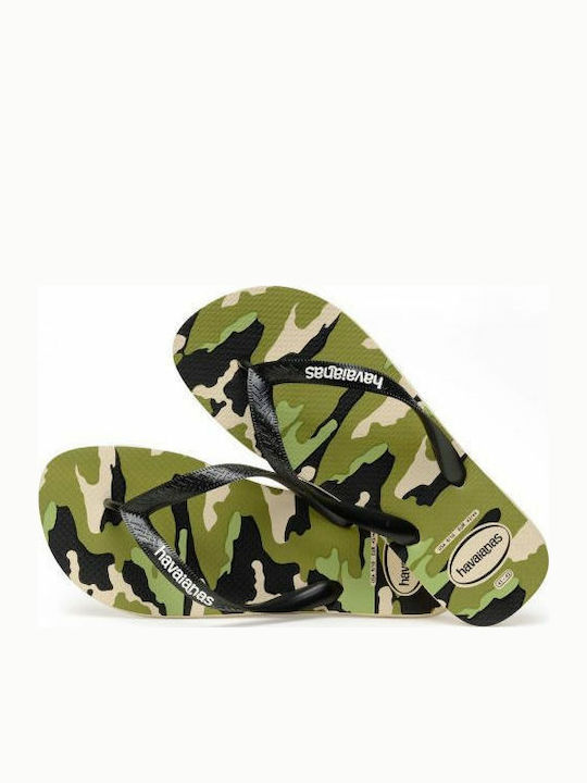 Top Camu Men's Flip Flops Black