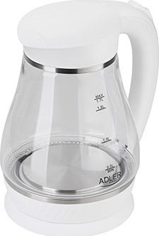 Adler Електрически Кана 1.7л 2200W Бяла