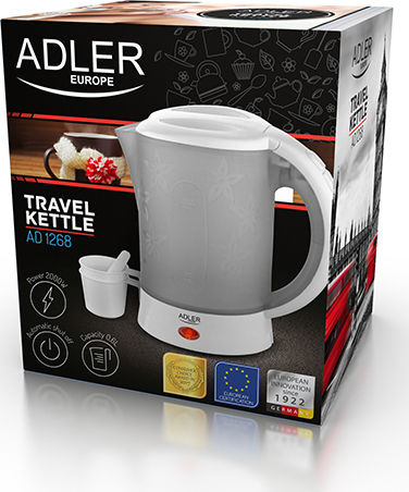 Adler Kettle Travel Size 600ml 600W Gray