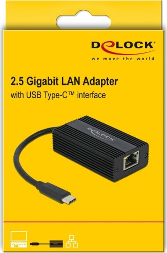 DeLock 65990 Αντάπτορας Δικτύου USB-C με Ενσύρματη Σύνδεση Ethernet