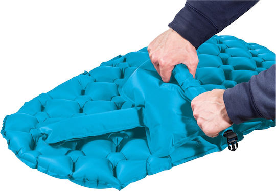 Ferrino Air Lite Mat Αυτοφούσκωτο Μονό Υπόστρωμα Camping 190x57cm Πάχους 5cm Μπλε