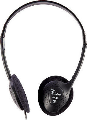 T.Bone HP 66 Wired On Ear Headphones Black