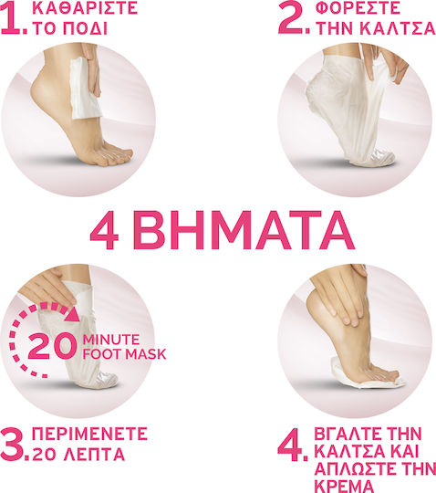 Scholl Nutriente Nourish 0% Moisturizing Mask for Legs 1 Pair