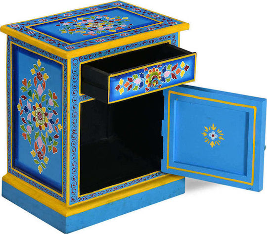 από Μασίφ Ξύλο Μπλε 40x30x50cm 244834 από Μασίφ Ξύλο Μπλε 40x30x50cm 244834