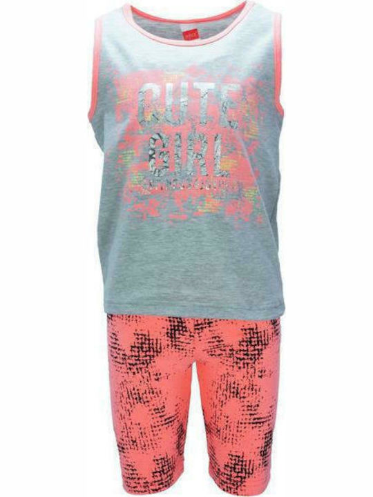 Joyce Kids Set with Shorts Summer 2pcs Gray