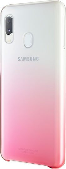 Samsung Gradation Cover Umschlag Rückseite Silikon Rosa (Galaxy A20e)