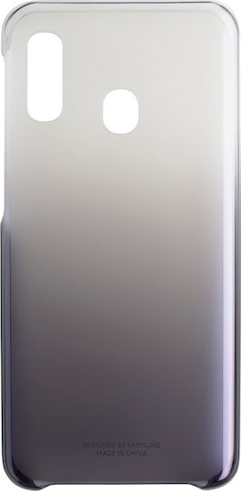Samsung Gradation Cover Black Back Cover Silicone Black (Galaxy A20e)