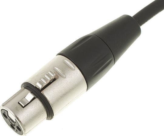 Cordial Kabel XLR-Stecker - XLR-Buchse Schwarz 2.50m CFM 2.5 FM