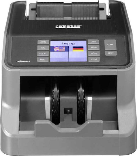 Ratiotec Rapidcount S275 Брояч на пари със смесена възможност за броене и Скорост 1000 Банкноти на минута