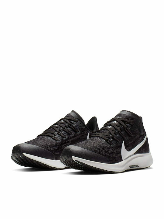Air Zoom Pegasus 36 Αθλητικά Παιδικά Παπούτσια Running με Κορδόνια Black / White / Thunder / Grey
