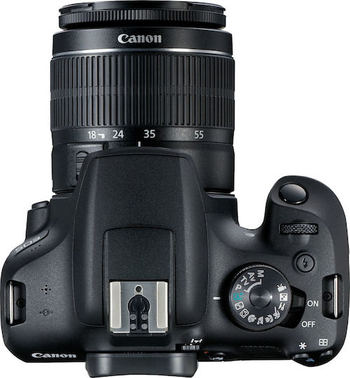 Canon DSLR Camera EOS 2000D Crop Frame Kit (EF-S 18-55mm F3.5-5.6 IS II + EF 50mm f/1.8 STM) Black