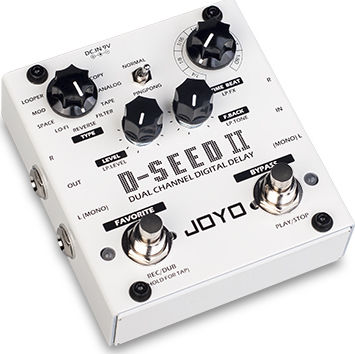 Joyo D-SEED II Dual Channel Digital Πετάλι Effect Delay Ηλεκτρικής Κιθάρας, Ηλεκτρικού Μπάσου και Ηλεκτροακουστικών Οργάνων