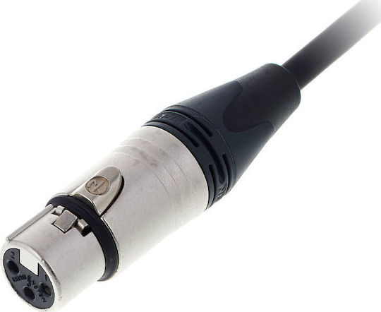 Cordial Kabel XLR-Stecker - XLR-Buchse Schwarz 5m CTM 5 FM-BK