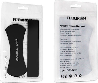 Flourish Lama Sticky Pad for Mobile Phone in Black Colour