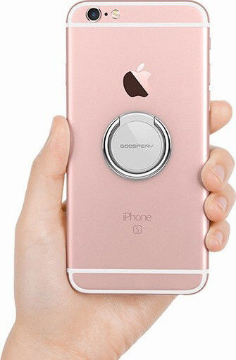 Mercury Ring Stand for Mobile Phone in Silver Colour