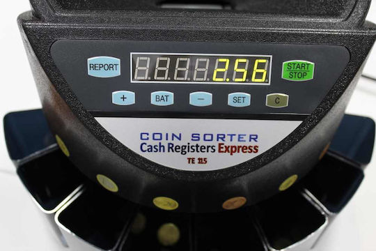 TE Tameiaki Express Money Counter with Speed 200 Coins per Minute