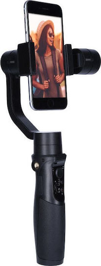 Rollei Steady Butler Mobile Phone Gimbal with 3 Axis Stabilization and 12 Operating Hours Black