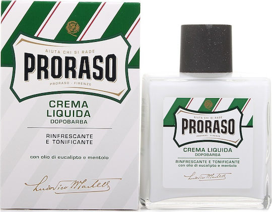 Proraso Aftershave Cream Eucalyptus & Mint for Sensitive Skin 100ml