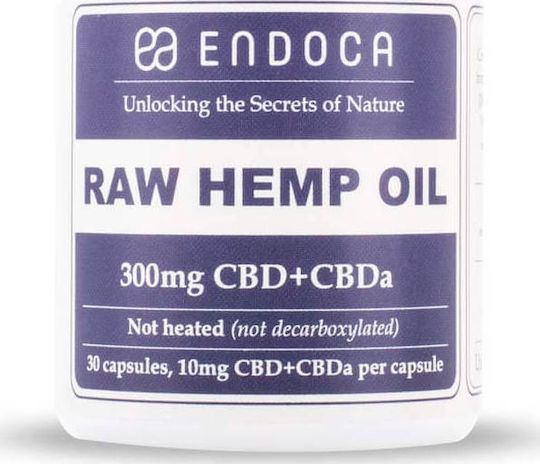 Endoca Raw Hemp Oil 30 κάψουλες