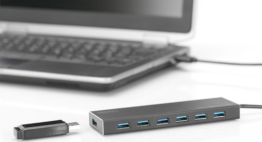 Digitus Hub 7 Θυρών USB 3.0 με σύνδεση USB-A