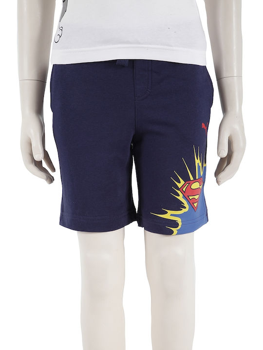 PUMA Kids' Athletic Shorts/Bermudas Fun Superman Bermudas Navy Blue