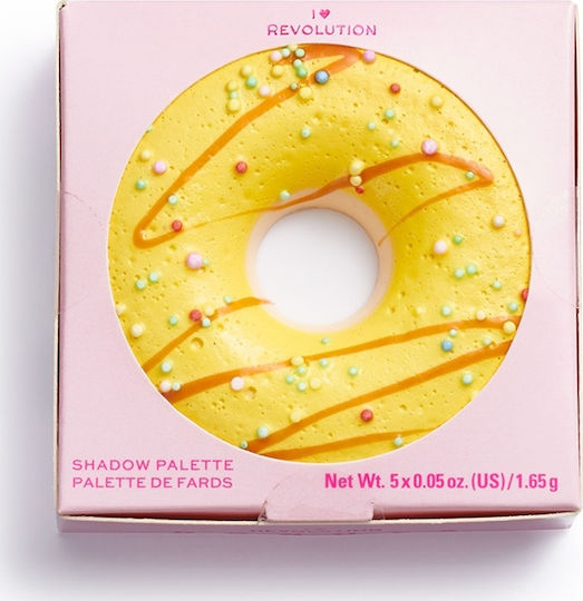 Revolution Beauty I Heart Donuts Eye Shadow Palette in Solid Form Maple Glazed 8.2gr