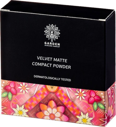 Garden Velvet Matte Compact Powder Powder 04 Honey Honey 10gr