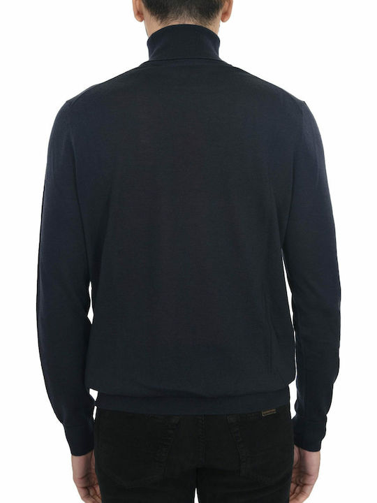 Hugo Boss San Antonio Men's Long Sleeve Sweater Turtleneck Navy