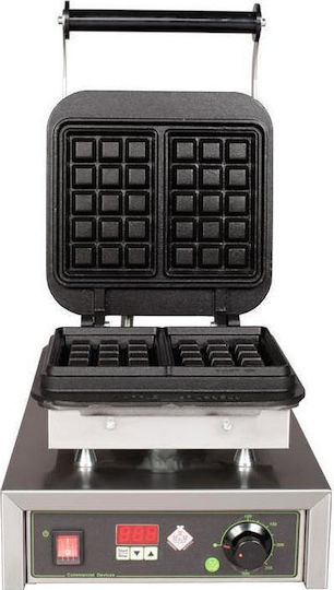 M&M equipment WAF/I-B Commercial Waffle Maker Single 90° Opening for Square Waffles