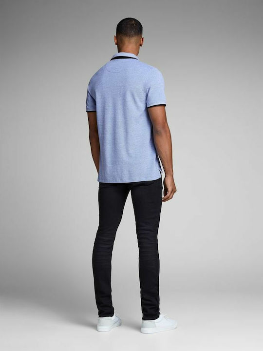 Jack & Jones Bluza Bărbătească cu Mânecă Scurtă Polo cobalt strălucitor