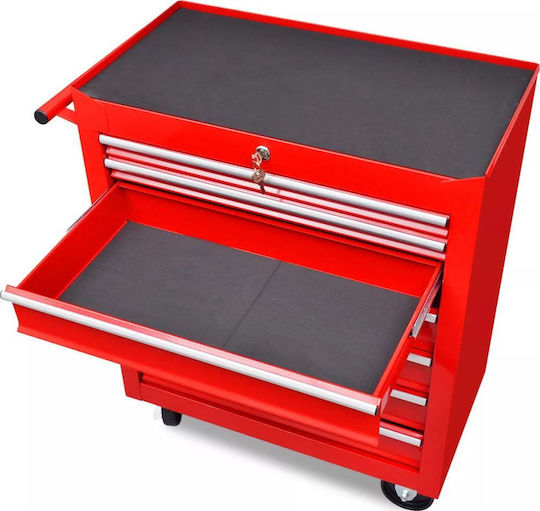 vidaXL Εργαλειοφόρος Τροχήλατος με 7 Συρτάρια 141955 - Skroutz.gr