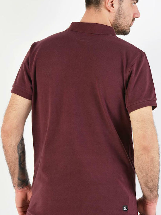 Emerson Ανδρικό T-shirt Polo Wine