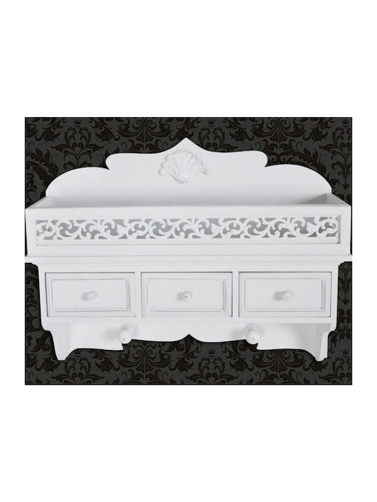 Shelf Wall White 48.5x13x37.5cm