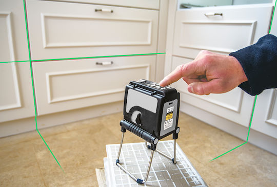 Kapro 873G Prolaser Αυτορυθμιζόμενο Γραμμικό Αλφάδι Laser Πράσινης Δέσμης με Εύρος Εργασίας 30m