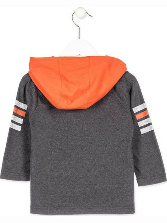 Losan Kids Sweatshirt with Hood Gray