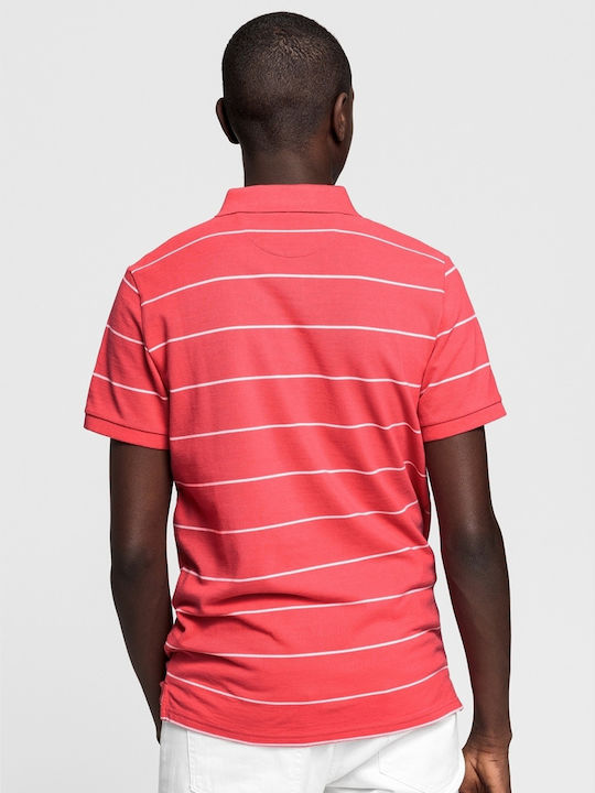 Gant Ανδρικό T-shirt Polo Κόκκινο