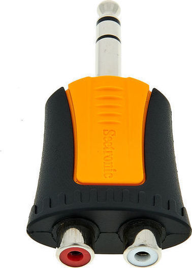 Seetronic Μετατροπέας 6.3mm male σε RCA female 1τμχ MP3-2RF