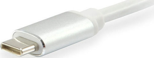Equip Μετατροπέας USB-C male σε HDMI female Λευκό 1τμχ 133452