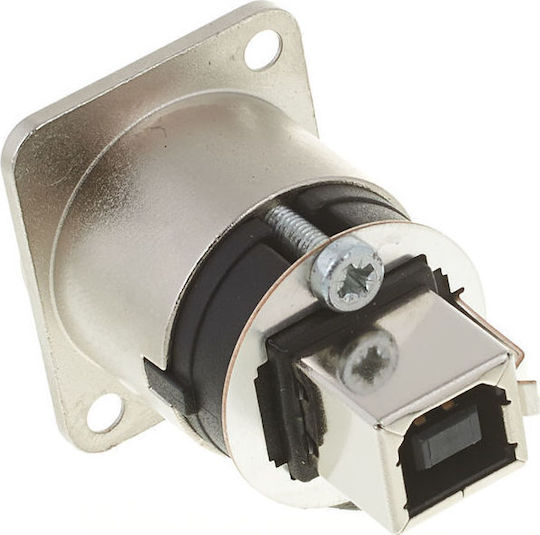 Neutrik Plug USB male Silver (NAUSB-W)