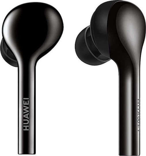 Huawei FreeBuds Lite Bluetooth Handsfree Ακουστικά με Αντοχή στον Ιδρώτα και Θήκη Φόρτισης Μαύρα