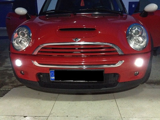 Auto Gs DRL 510 Στρογγυλό Φώτα Ημέρας Αυτοκινήτου LED Universal 1W 2τμχ