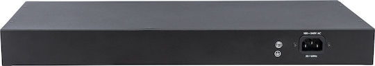 Intellinet Unmanaged L2 PoE+ Switch με 24 Θύρες Gigabit (1Gbps) Ethernet και 2 SFP Θύρες