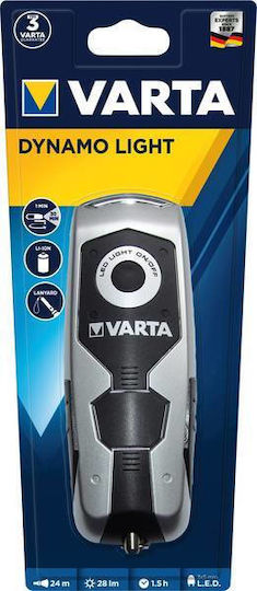 Varta Επαναφορτιζόμενος Φακός LED IPX4 με Μέγιστη Φωτεινότητα 28lm