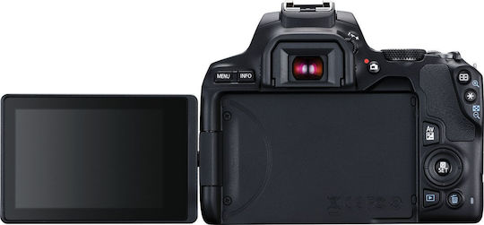 Canon DSLR Camera EOS 250D Crop Frame Kit (EF-S 18-55mm F4-5.6 IS STM) Black