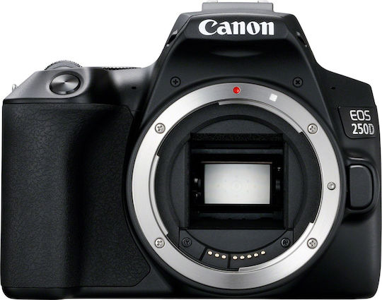 Canon DSLR Camera EOS 250D Crop Frame Kit (EF-S 18-55mm F4-5.6 IS STM) Black