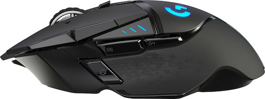 Logitech G502 Lightspeed Ασύρματο RGB Gaming Ποντίκι 25600 DPI Μαύρο